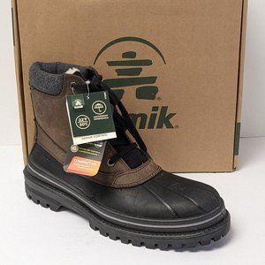 Kamik Tyson Waterproof Winter Boots, Brown, Men's 10 M